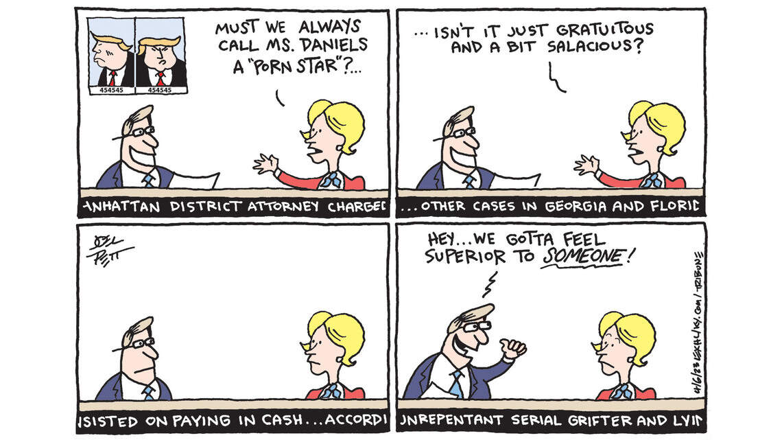 Joel Pett: Superiority complex