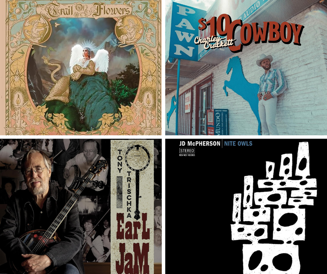 Some of the best new music of 2024, according to music critic Walter Tunis, includes: Sierra Ferrell’s “Trail of Flowers,” Charley Crockett’s “$10 Cowboy,” Tony Trischka’s “Earl Jam” and JD McPherson’s “Nite Owl.”