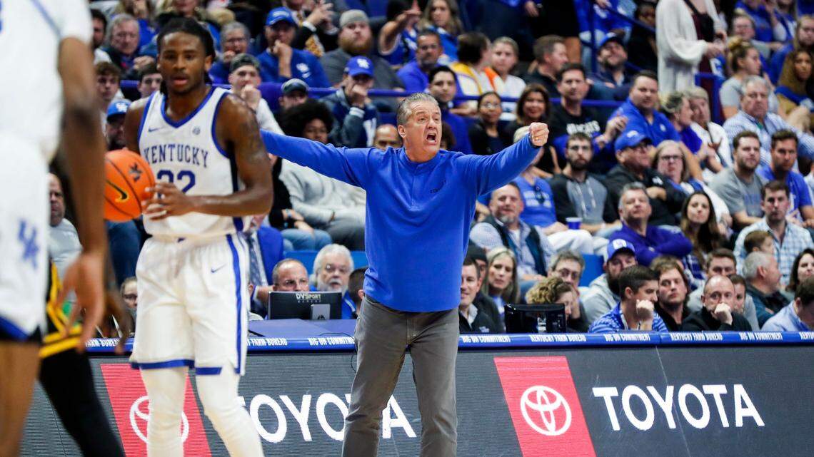 Calipari talks about his grieving team, changing roles and more after final preseason game