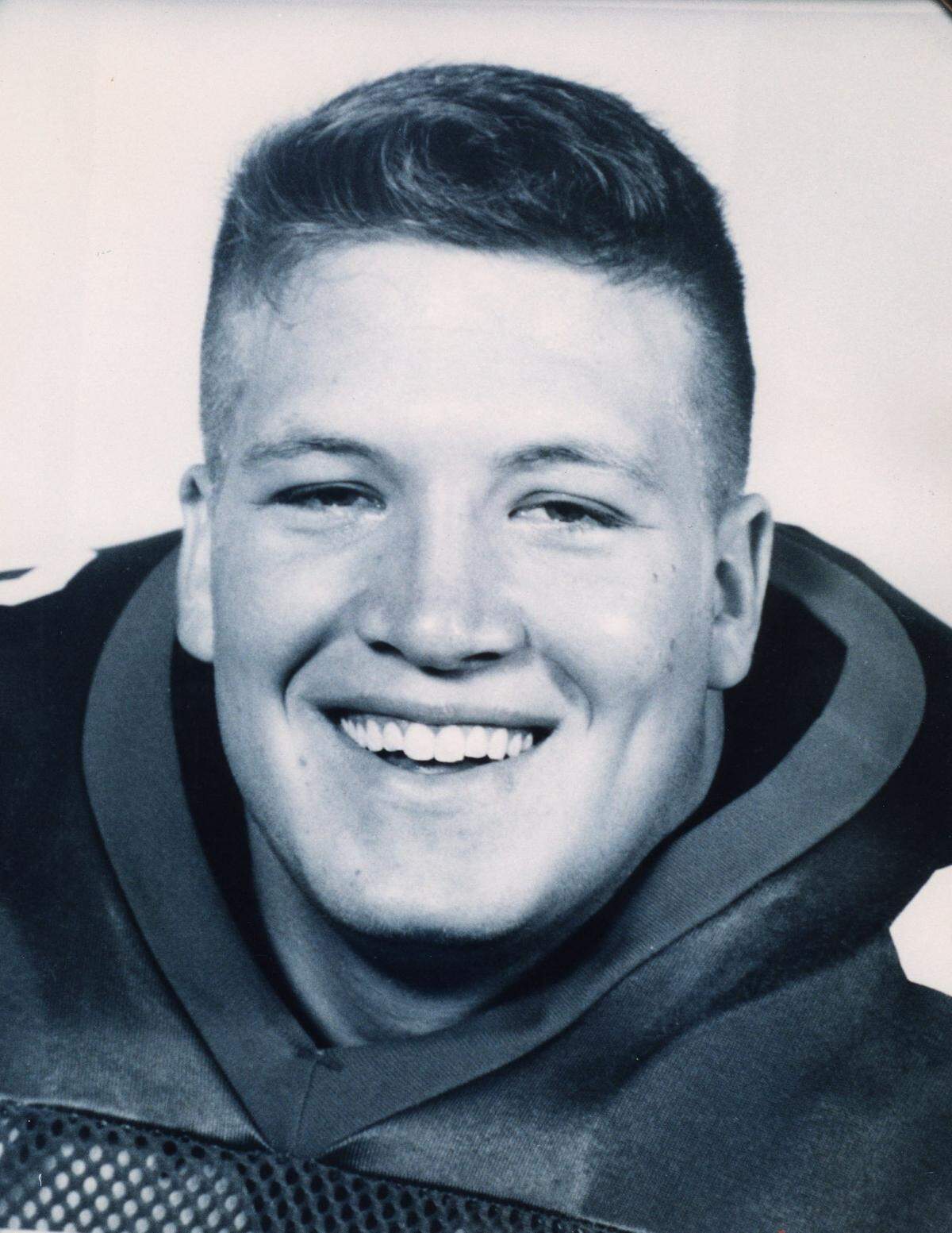UK football player Trent DiGiuro in his UK uniform. DiGiuro was killed at a party on Woodland Ave . as he celebrated his 21st birthday in 1994.