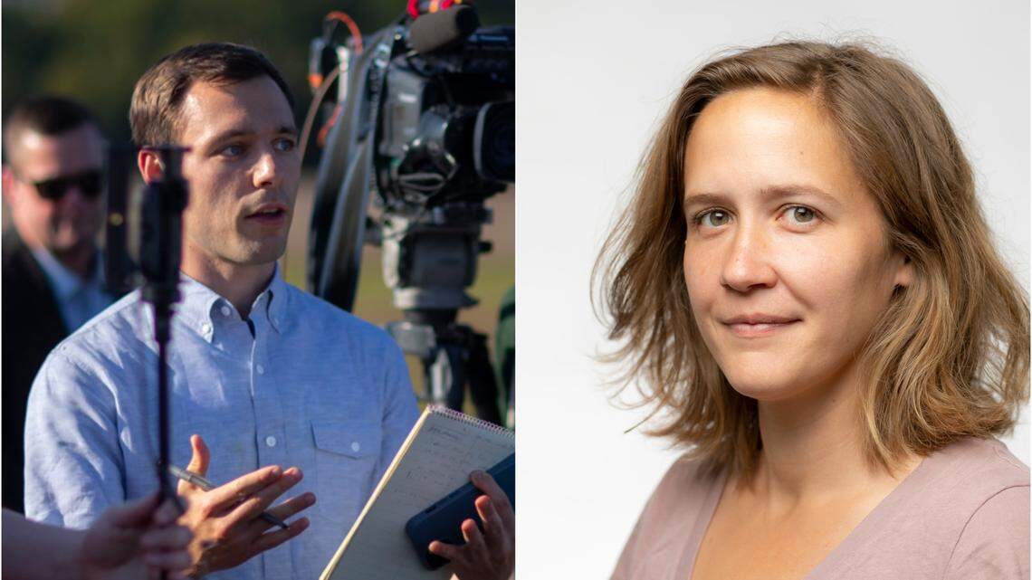 Herald-Leader reporters Austin Horn and Alex Acquisto.