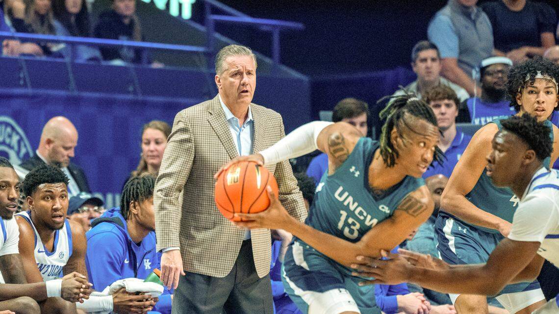 ‘It’s a good lesson.’ Everything John Calipari said after Kentucky’s upset loss to UNCW.