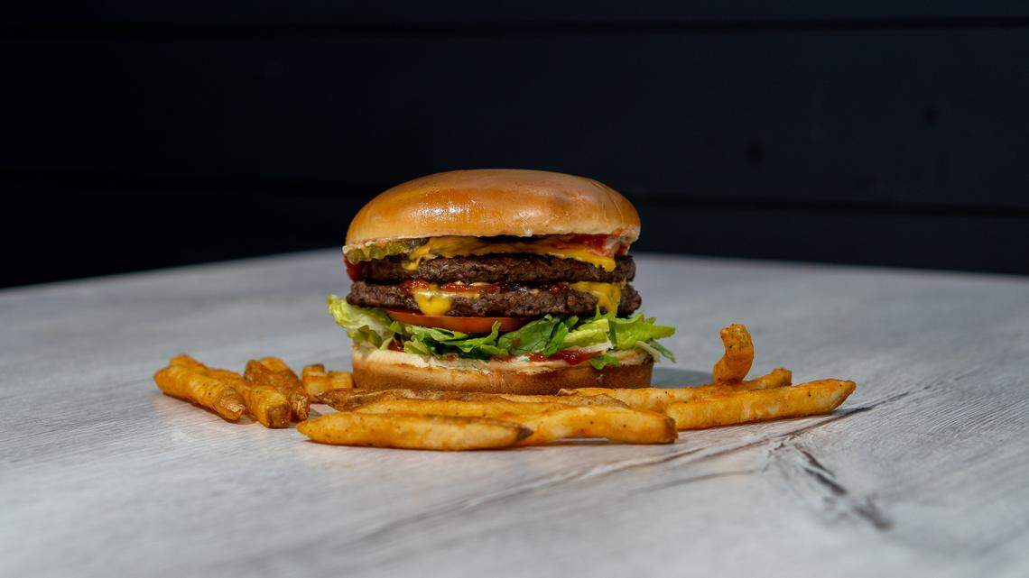 Burgers and fries are a popular with college students at Naz’s Halal Food. The restaurant started as a food truck in 2009 and has grown to 41 locations. The new Lexington restaurant will open in December.