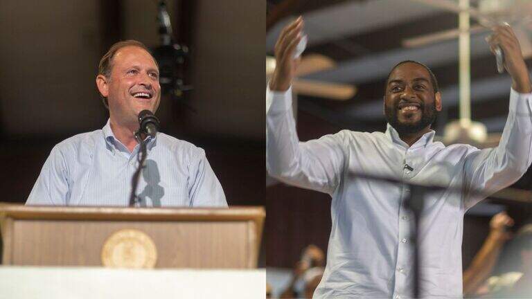Andy Barr, Charles Booker make their cases for open KY Senate seat at Fancy Farm