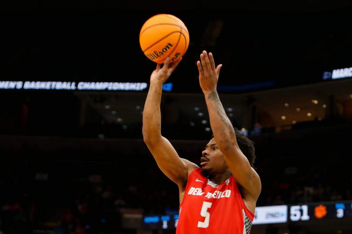 Jamal Mashburn Jr. has entered the transfer portal after leading New Mexico to its first NCAA Tournament berth since 2014. Mashburn Jr. has one season of college basketball eligibility remaining.