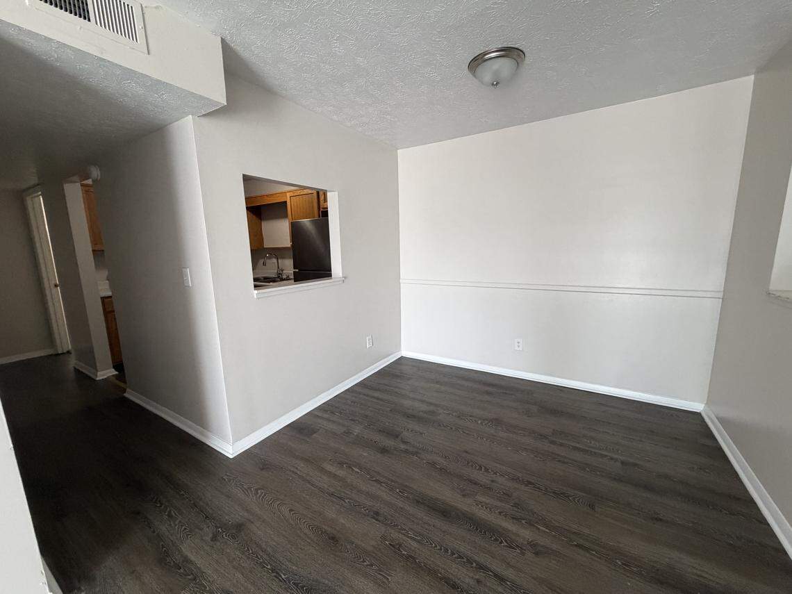 An updated apartment unit in southwest Lexington that was formerly condemned.