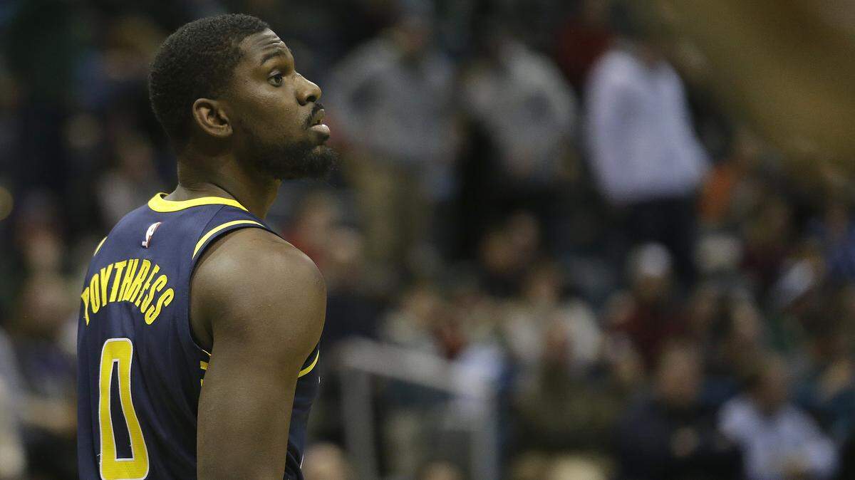 Alex Poythress averaged just over four minutes in only 25 games last season for the Pacers and was waived by the team ahead of his contract becoming guaranteed. The Atlanta Hawks have signed him to a two-way contract.