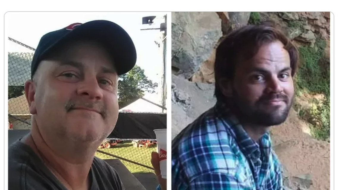 Rusty Larison and Ryan Larison were shot and killed in their mobile home on Thursday, July 14, cops say.