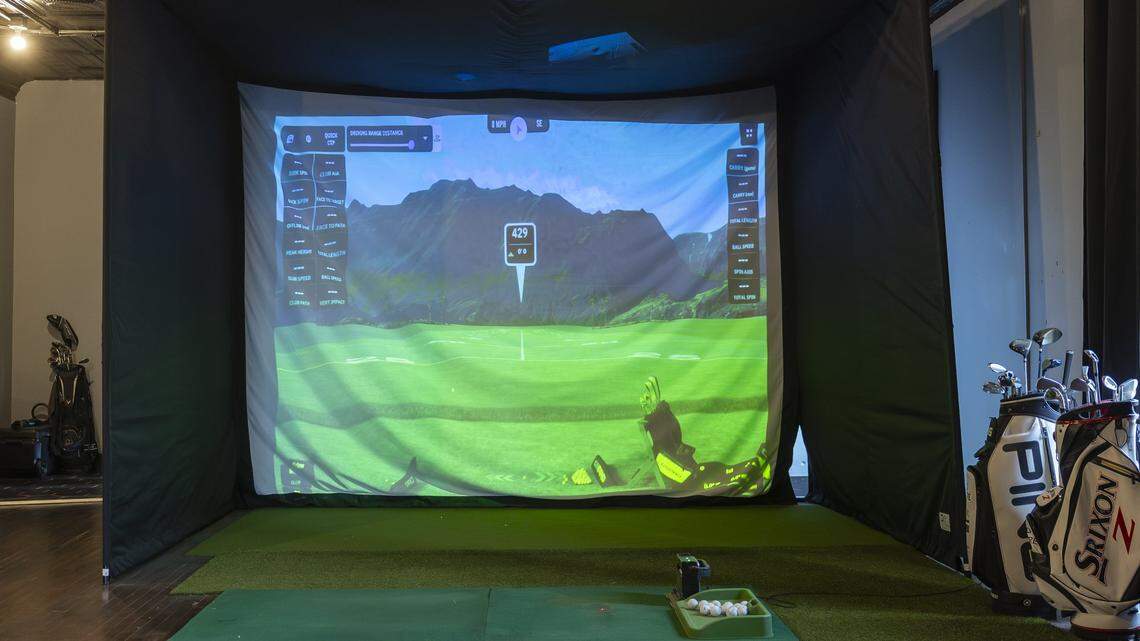 This Somerset adult playground has 100 bourbons and a golf simulator