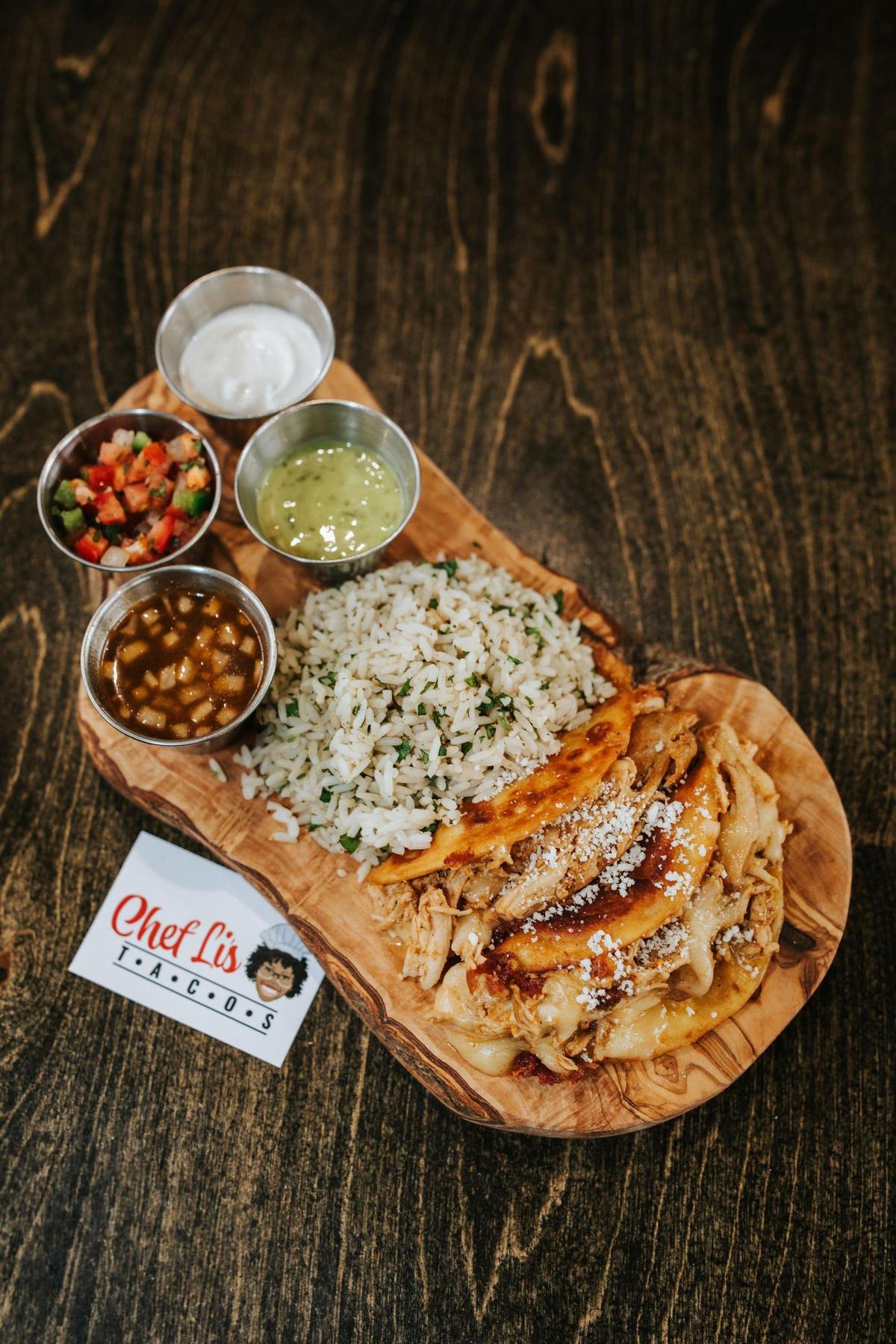For Black Restaurant Week, Chef Li’s Tacos will have slow smoked chipotle chicken tacos.
