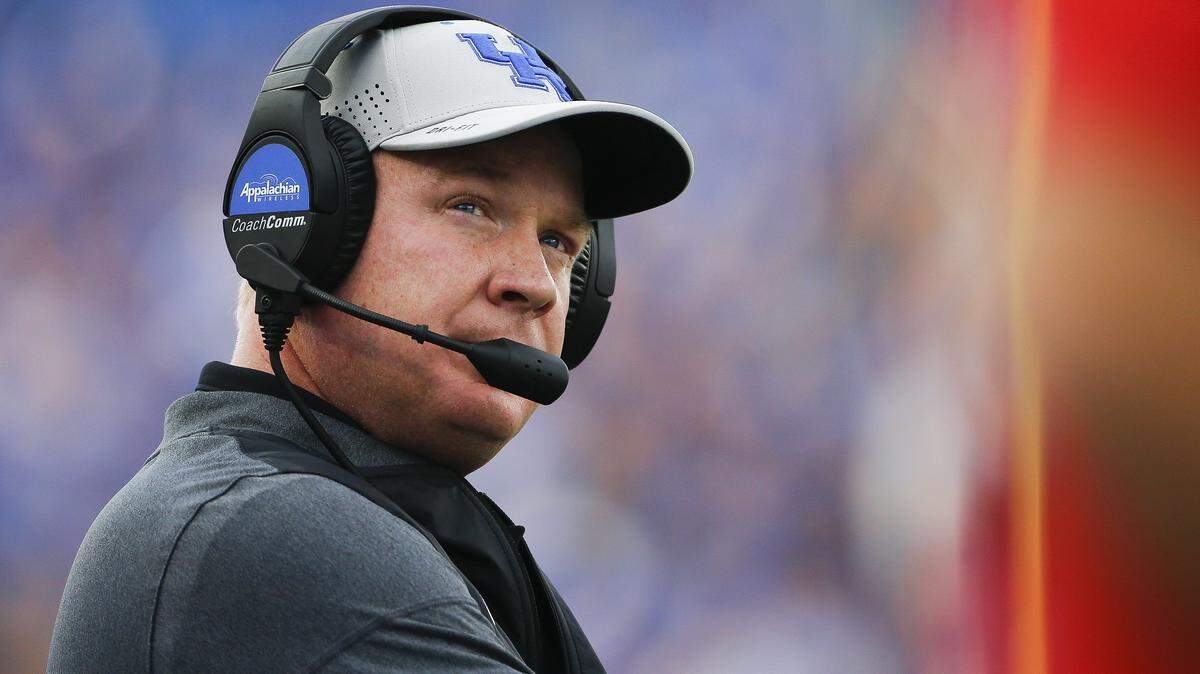 Kentucky head coach Mark Stoops will look to lead his Cats to their third straight bowl appearance this season. UK's season opener against Central Michigan is Sept. 1.