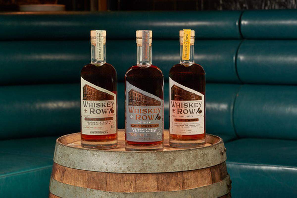 Whiskey Row has released its first three bottles, just in time for Mother’s Day.