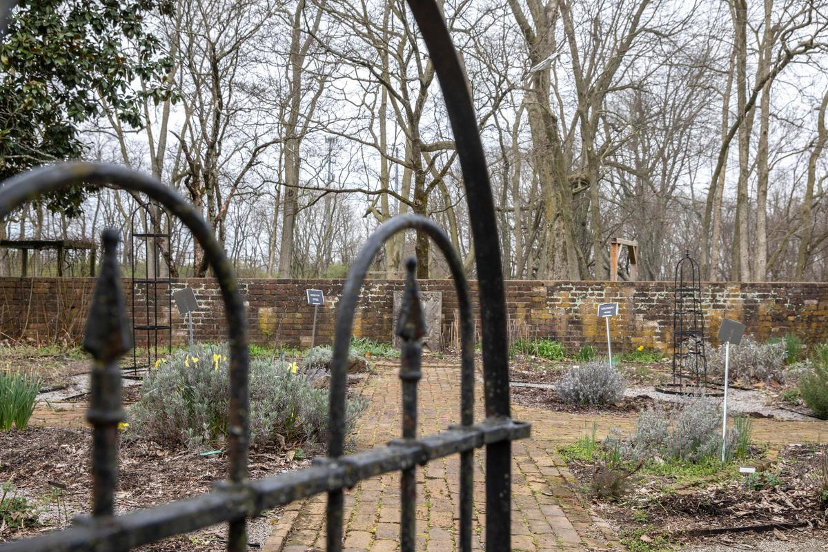 Visitors can roam the 15 acres of farmland at Waveland that include an herb garden, flower garden and orchard.