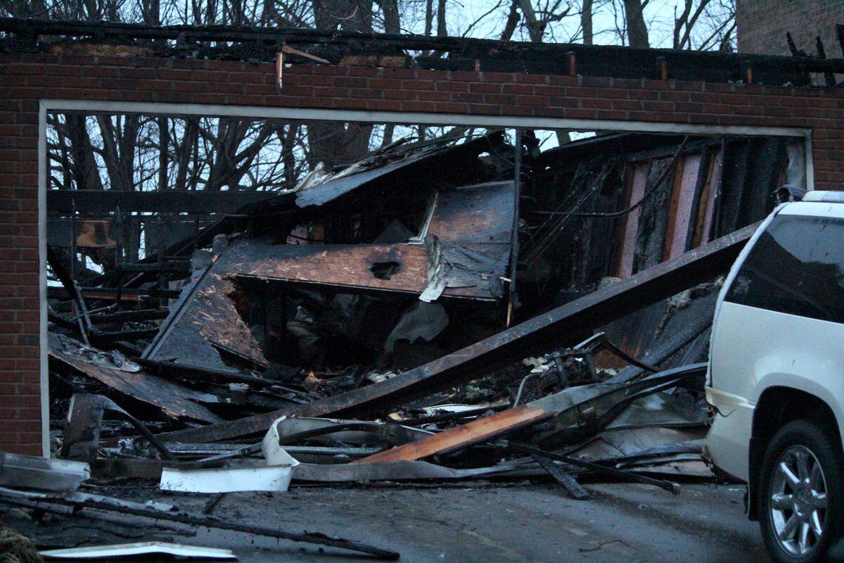 A house on Meadow Valley Road in Lexington was totally destroyed by a fire Jan. 1, 2026.