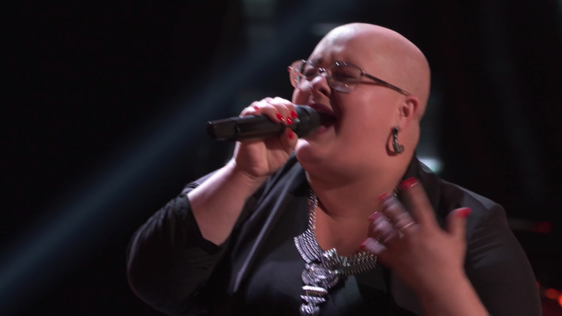 Holly Forbes had all four judges turn their chairs for her Monday on “The Voice.”