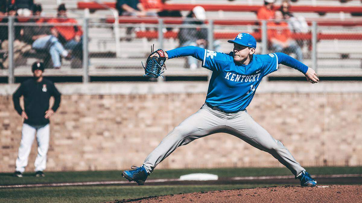 Kentucky starter Zack Thompson pitched in the opener of the Wildcats’ three-game series at Texas Tech on Friday. Thompson had eight strikeouts in the Cats’ 7-4 loss.