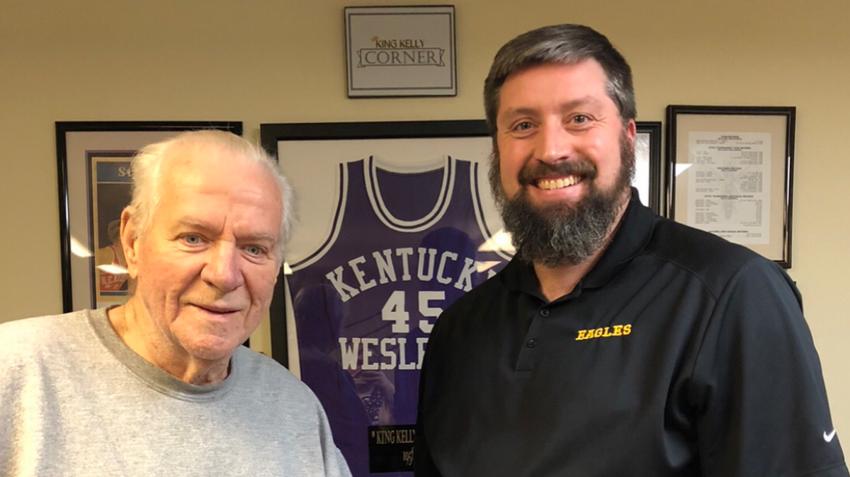 Kelly Coleman, left, and J.R. VanHoose both won Kentucky Mr. Basketball awards during their prep careers.