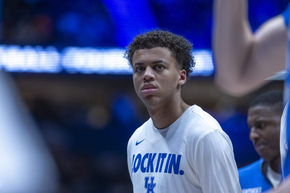 Kentucky basketball forward Braydon Hawthorne didn’t play for the Wildcats during the 2025-26 season as he preserved a redshirt year.