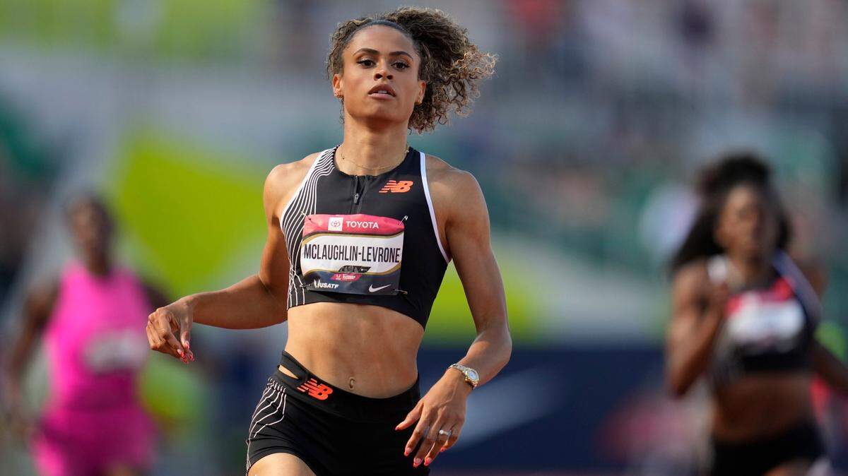 Former Kentucky Wildcat Sydney McLaughlin-Levrone wins her preliminary heat in the women’s 400 meters on Thursday. McLaughlin-Levrone switched her focus to the 400 meters this year after previously winning Olympic gold and a world championship in the 400 hurdles.