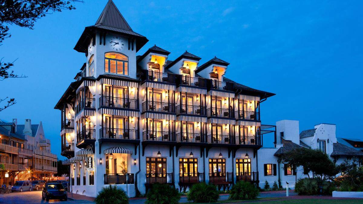 The Pearl is a boutique hotel in Rosemary Beach, Fla.