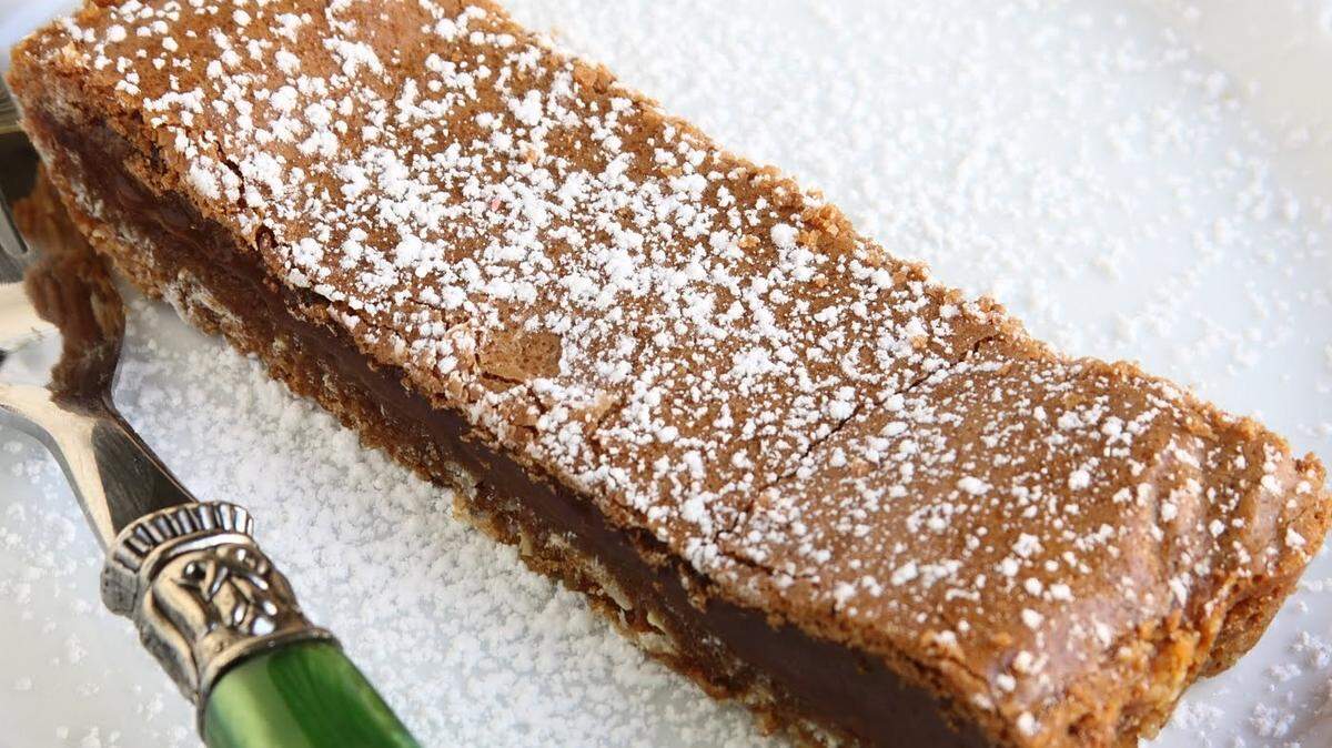 Nutella crack pie continues to set in the refrigerator after it's baked and tastes best when served chilled.  