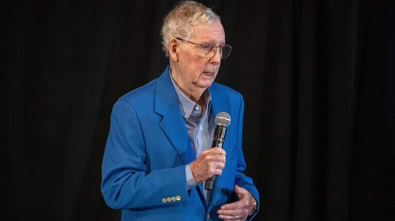 After recent hospitalization, Mitch McConnell won’t vote in the Senate this week