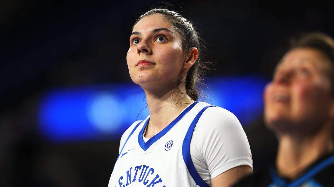 Clara Silva, UK’s freshman center from Portugal, is averaging 4.4 points, 2.5 rebounds and almost one block in 12.5 minutes per game.