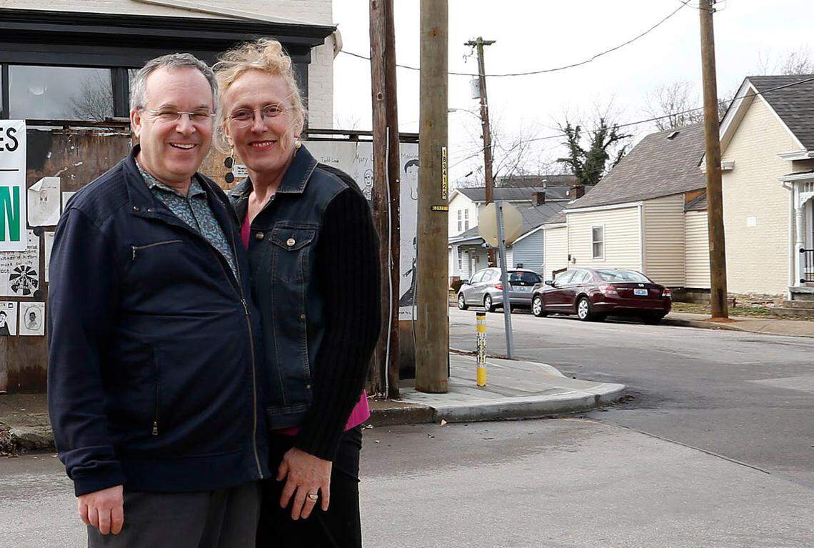 Martine and Jim Holzman, owners of Martine’s Pastries on Third Street and Eastern Avenue.
