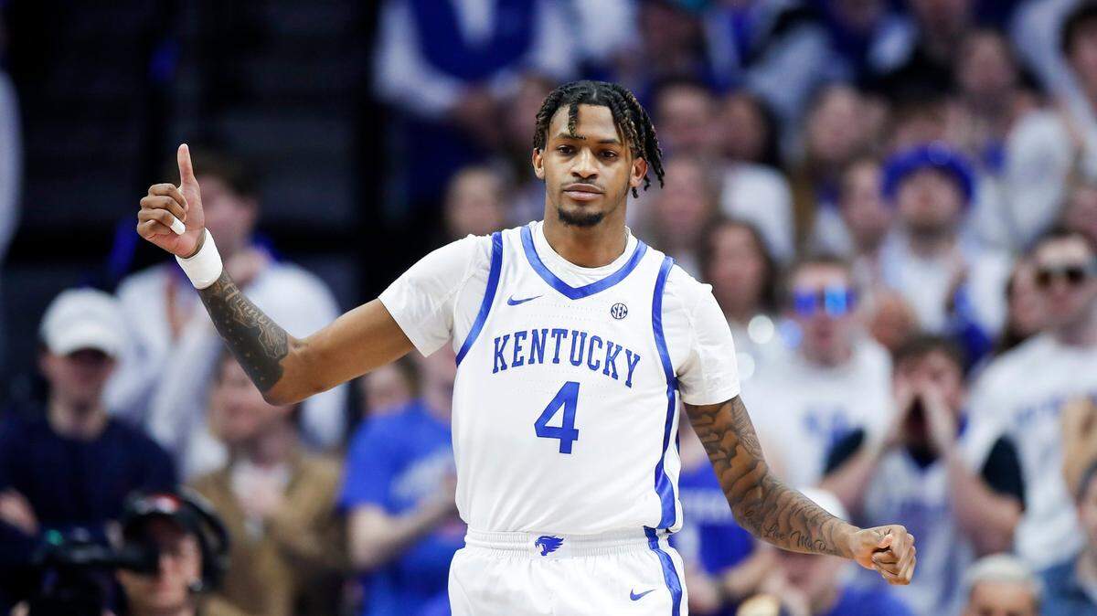 Daimion Collins averaged 1.9 points and 1.9 rebounds in 7.9 minutes per game for Kentucky during the 2022-23 season.