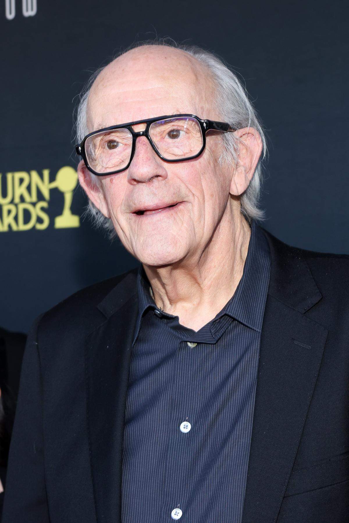 UNIVERSAL CITY, CALIFORNIA - FEBRUARY 02: Christopher Lloyd attends the 52nd Annual Saturn Awards at Hilton Universal City Hotel on February 02, 2025 in Universal City, California. (Photo by Victoria Sirakova/Getty Images)