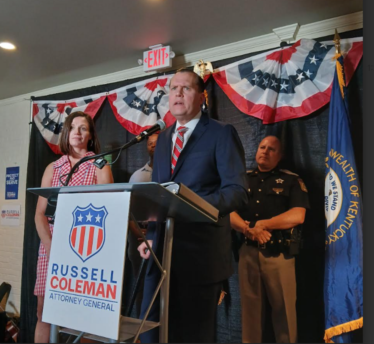 Kentucky Attorney General Russell Coleman announced his re-election campaign on June 25, 2026, in Oldham County.