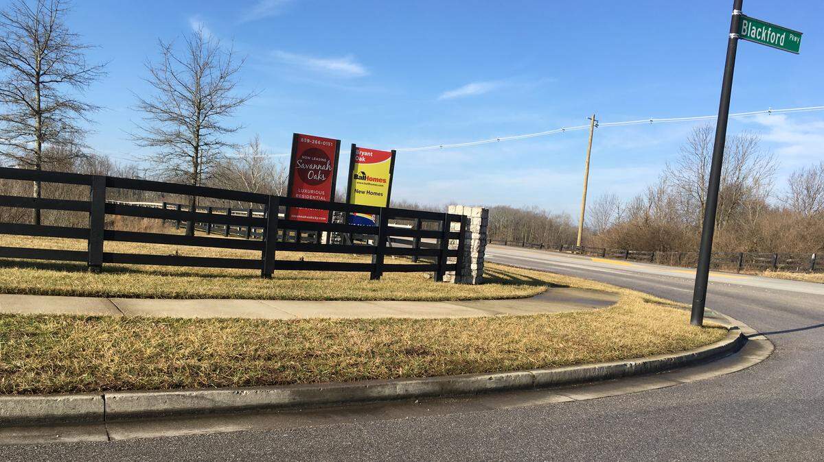 Ball Homes received final approval for 340 apartments in the 6000 block of Man o’ War Boulevard, looking toward Polo Club Boulevard.