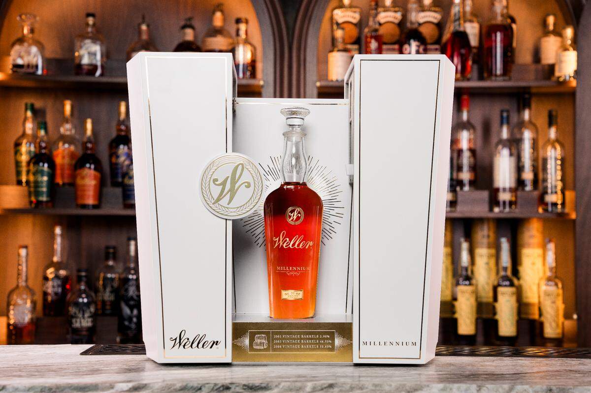 Buffalo Trace Distillery is releasing Weller Millennium No. 2, a special version of the premium bourbon blended from barrels from 2001, 2003 and 2006. It’s priced at $7,500 and for a limited time will be available in the gift shop at the distillery in Frankfort, while supplies last.