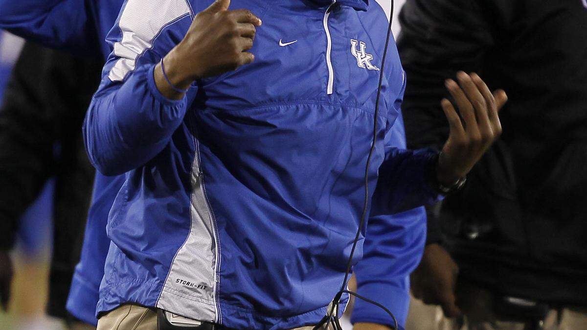 Kentucky Coach Joker Phillips said he wants his players talking about winning the East division.
