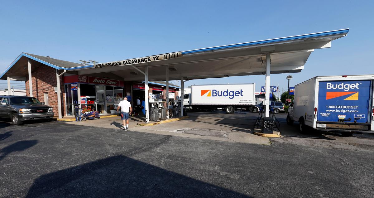 Owner Kermit Dixon walked back to the office after renting a large truck at Dixon’s Service Center, 220 Southland Drive in Lexington. Dixon’s is believed to be the last full-service gas station in Lexington. In addition to gas, they perform repairs and service on cars and lawn mowers.