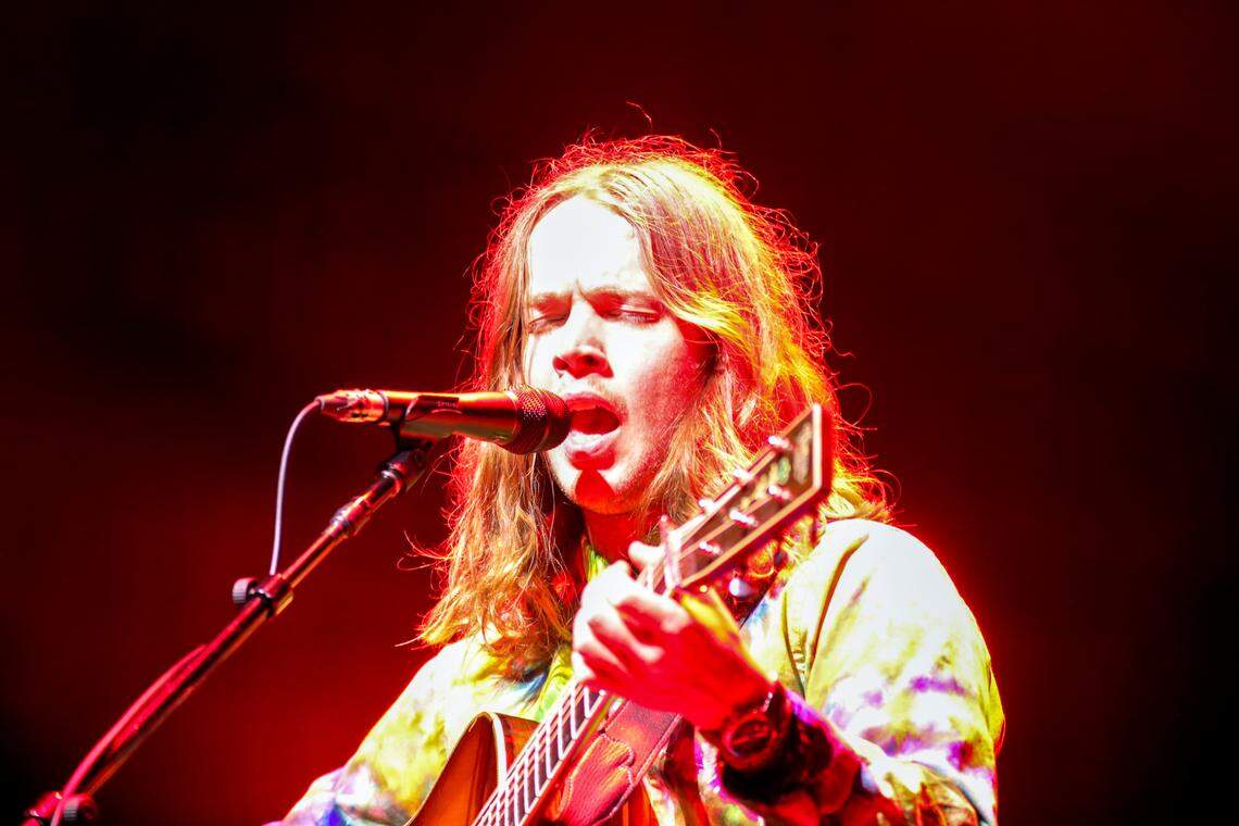 Billy Strings played the first of two sold-out Rupp Arena concerts April 26, 2024, in Lexington, Ky.