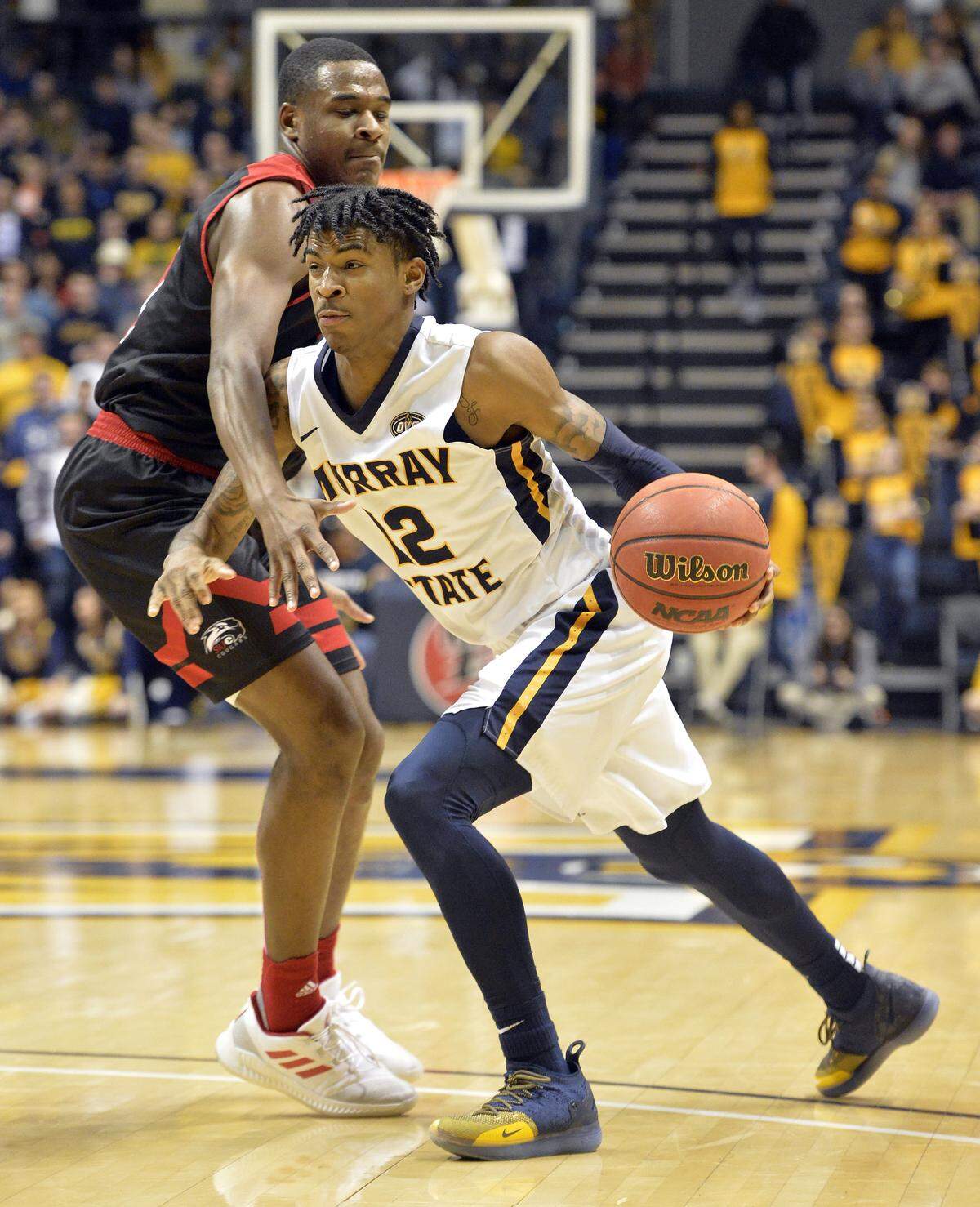 “He’s a circus act, man. He is a can’t miss circus act,’” Paducah Sun reporter Ed Marlowe said. “I think his passing ability and his rebounding ability really separate him from what guys like Canaan and Payne could do. Canaan and Payne rebounded the ball because they were asked to. Morant rebounds the ball because he wants to.”