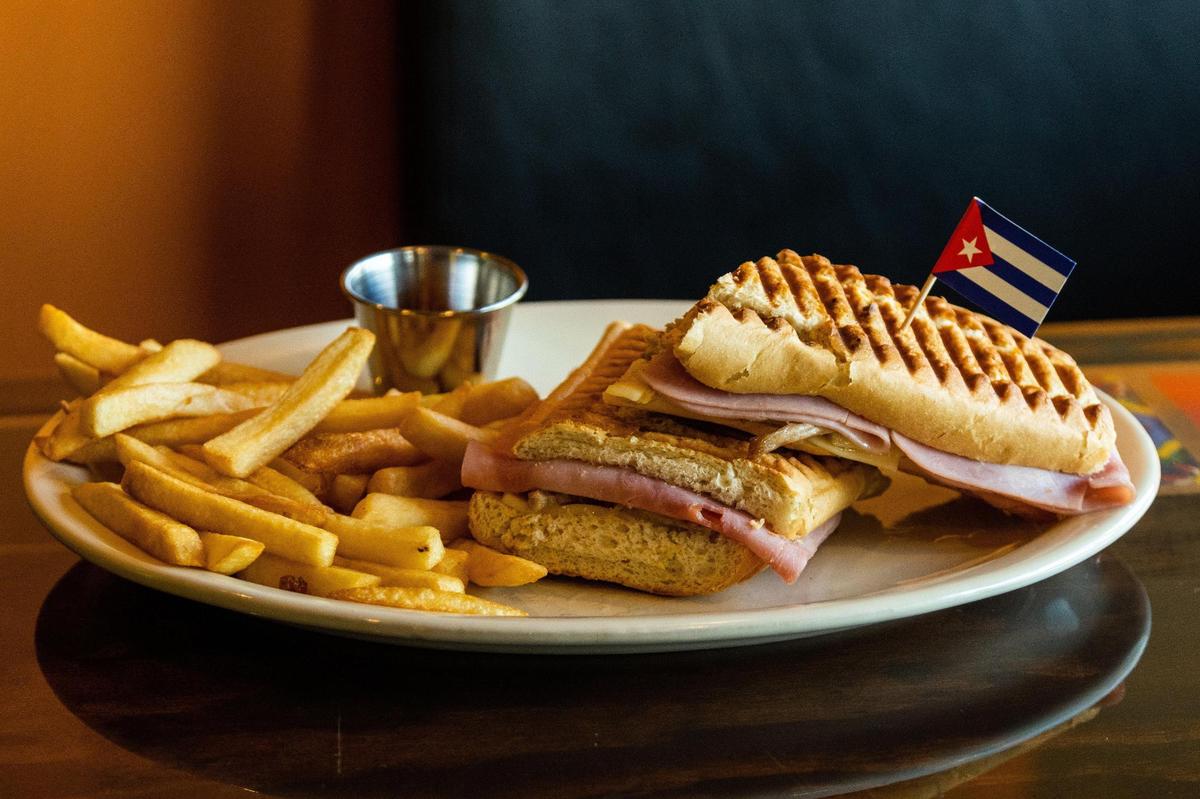 Besides the ham and pork Cuban Sandwich, Hola Havana also has a Philly cheesesteak version and a vegetarian version. And even a Mexican version of the Cubano, made with a different kind of bread and with hot dogs inside.