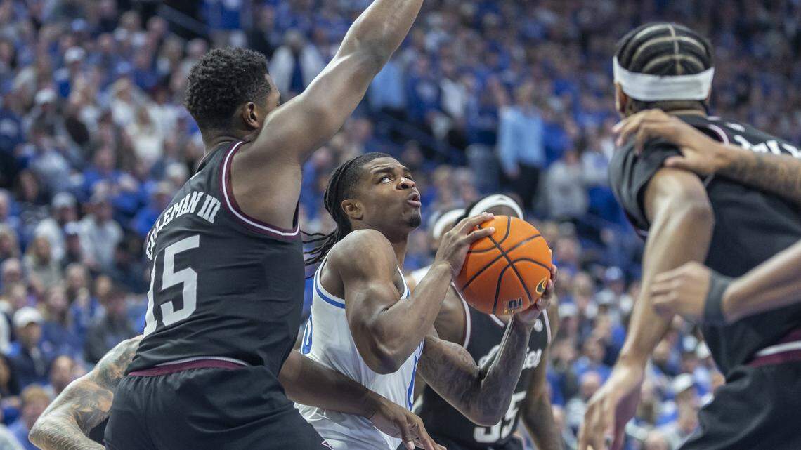 Box score from No. 8 Kentucky basketball’s 81-69 SEC win over No. 11 Texas A&M
