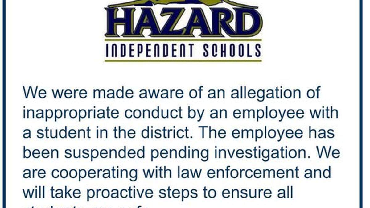 Hazard Independent School statement
