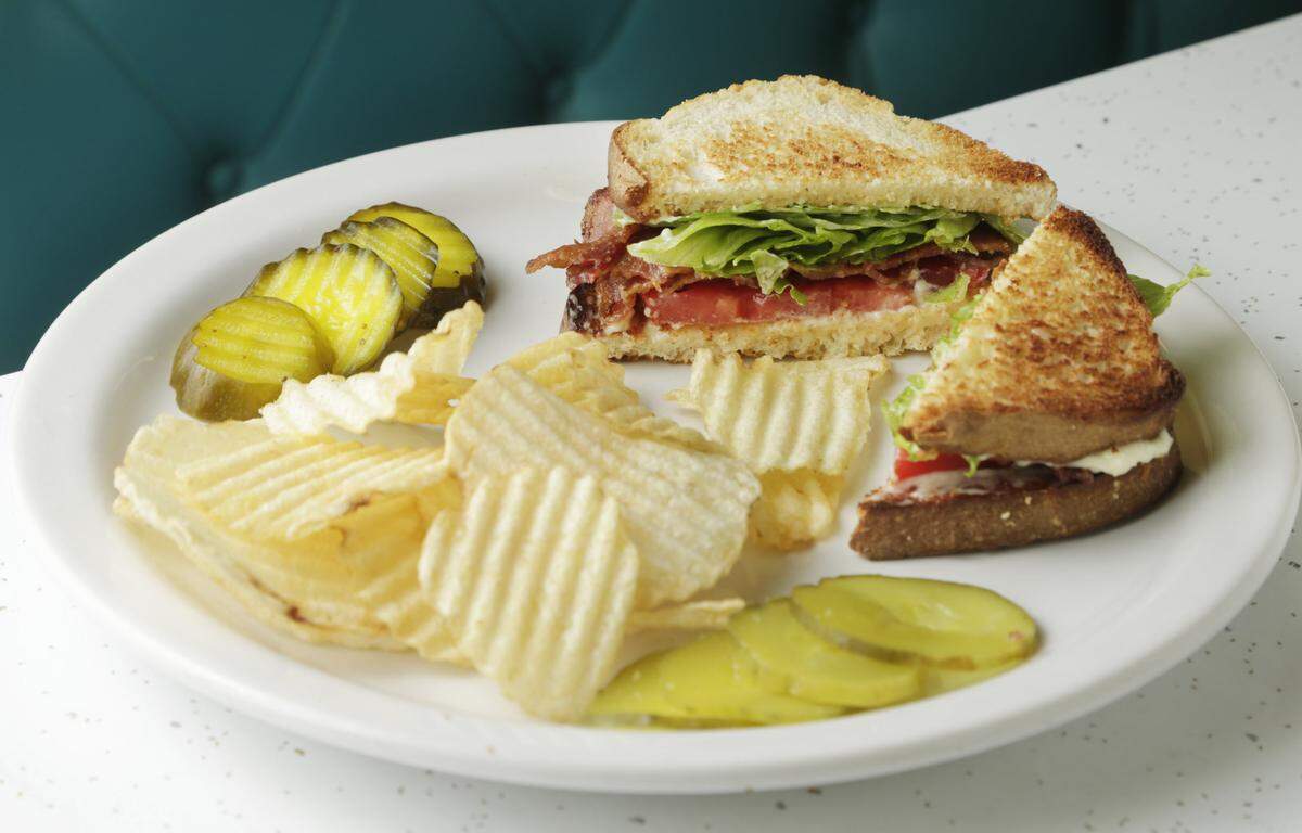 Wheeler Pharmacy on Romany Road serves a no-frills, very reasonably priced BLT that’s as classic as its lunch counter.