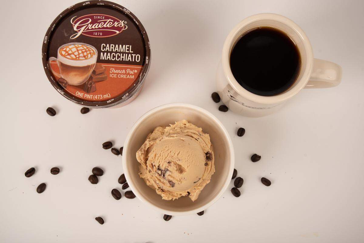 You’ll be able to get Graeter’s Caramel Macchiato in scoop shops beginning March 1. You can also have it shipped directly to you.
