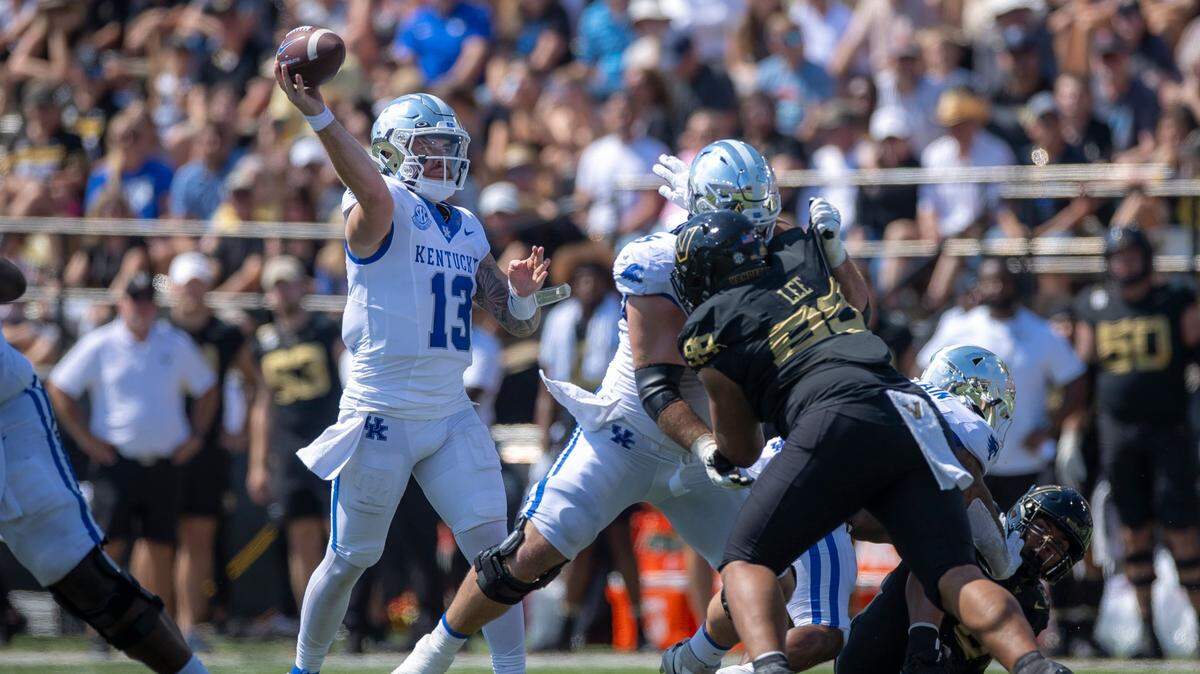 Final statistics from Kentucky football’s 45-28 win over the Vanderbilt Commodores