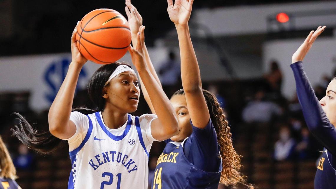 ‘Sink or swim.’ How Nyah Leveretter became indispensable part of UK’s starting lineup.