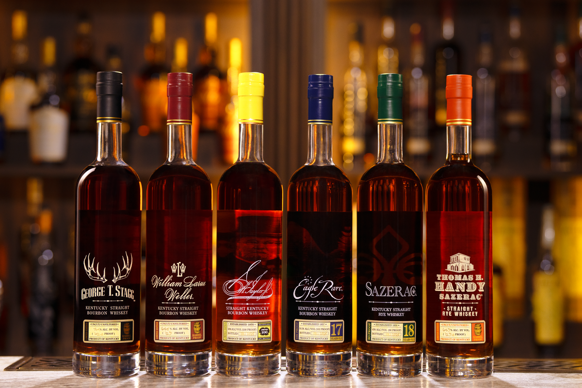 The 2025 Buffalo Trace Antique Collection includes the first new addition since 2006. Col. E.H. Taylor Jr. joins the lineup of George T. Stagg, William Larue Weller, Eagle Rare, Sazerac and Thomas H. Handy.