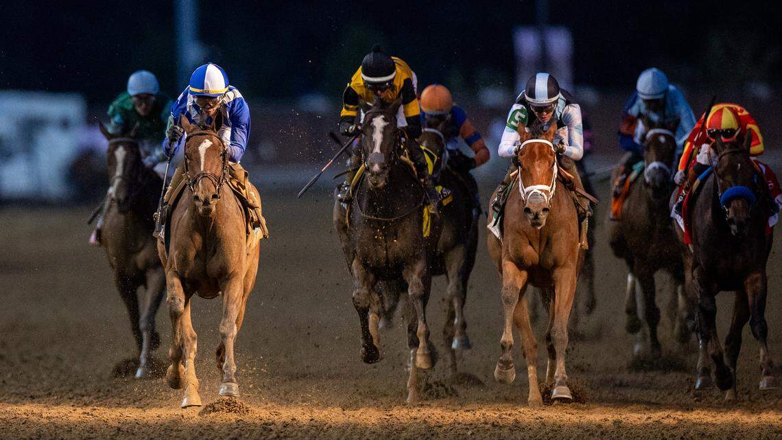 Always a Runner wins the 152nd Kentucky Oaks under the lights at Churchill Downs