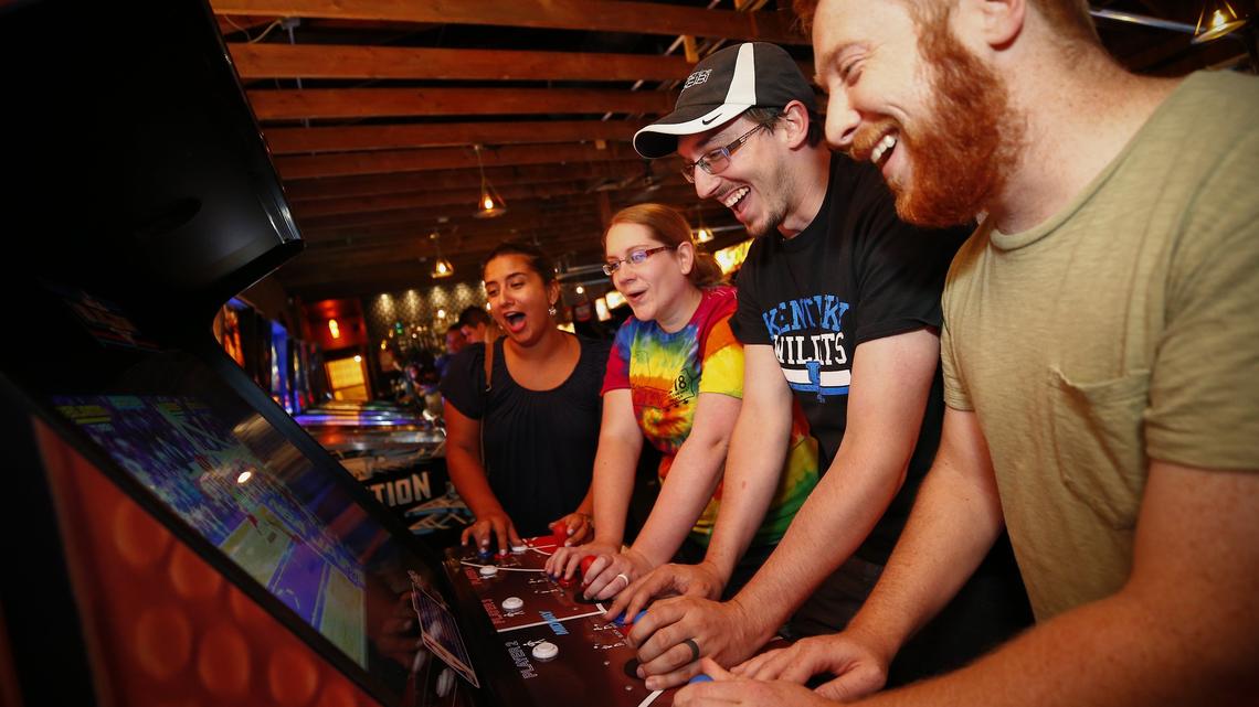 It was an old Texaco. Now it’s a vintage arcade where you can party like it’s 1989.