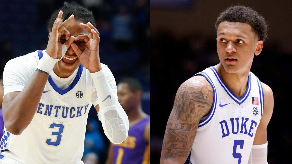 Kentucky or Duke? College basketball experts give us their game predictions.