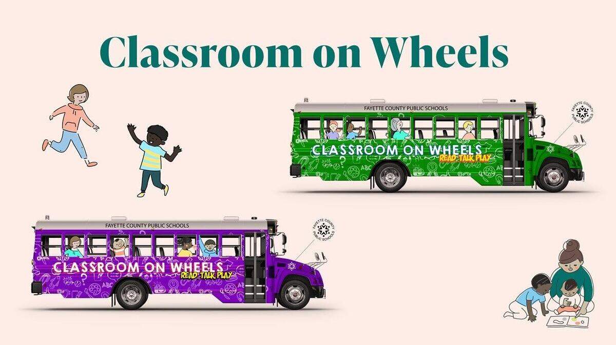 Fayette County schools will use “classrooms on wheels” to improve kindergarten readiness scores.