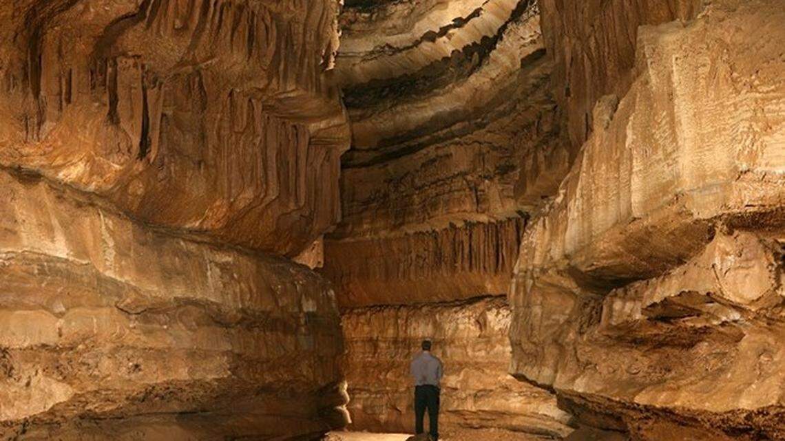 The longest cave in the world is 420 miles after researchers found 8 miles of additional passages at Mammoth Cave National Park in Kentucky, officials said. Photo from National Park Service.